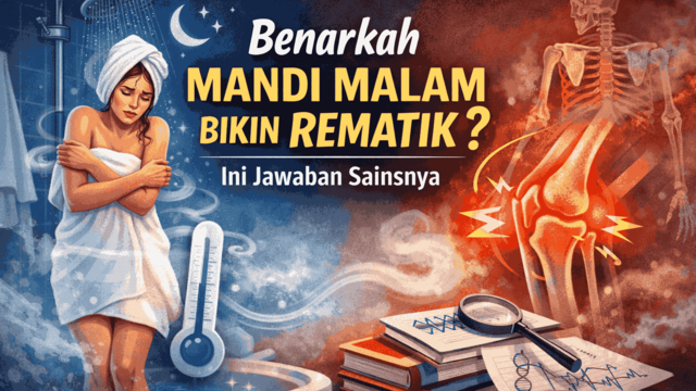 Mitos vs Fakta Bahaya Mandi Malam dan Risiko Rematik Sendi